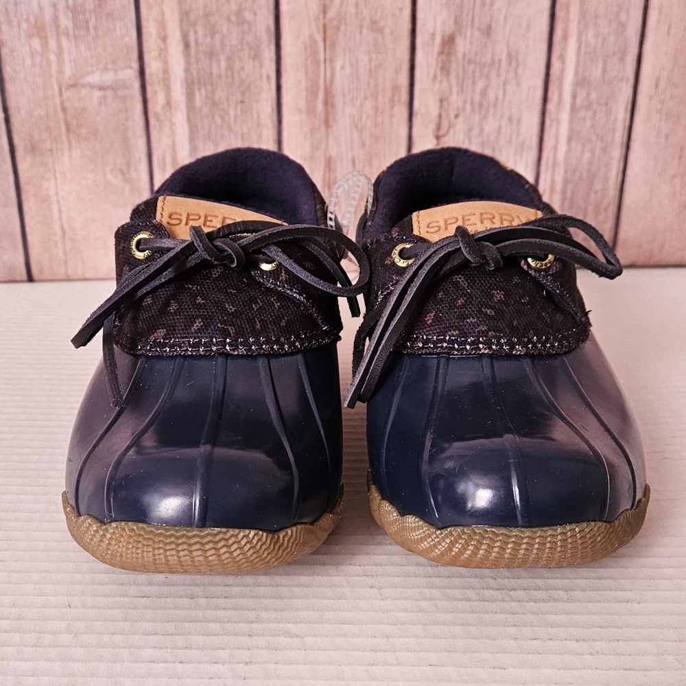 Sperry Blue and Tan Duck Shoes